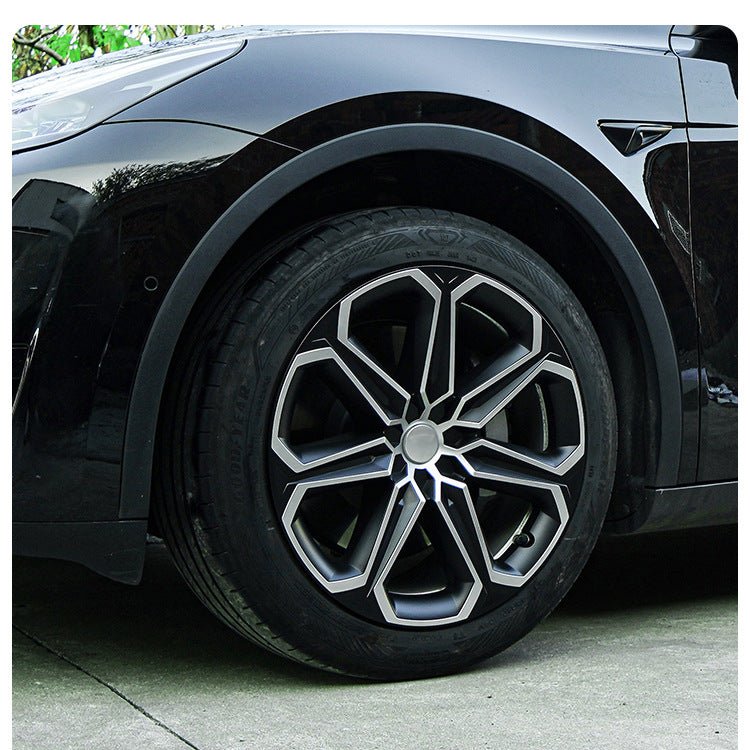 19" Mister ABS Wheel Covers for Model Y Gemini | 4-Piece Set | 2 Colors | Aerodynamic | Exquisite Craftsmanship